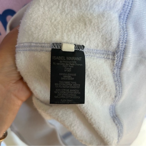 Isabel Marant Étoile Mansel Gradient Hoodie Size 8 Streetwear Designer Casual - Picture 13 of 16